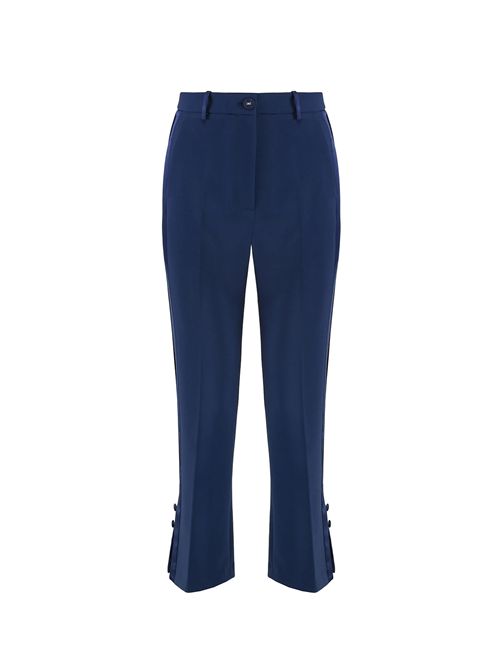 pantalone donna blu ELISABETTA FRANCHI | PA08651E2/DC8